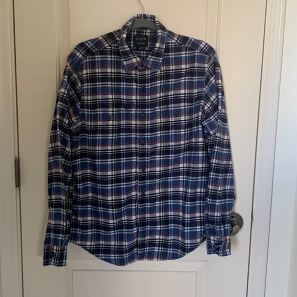 J. Crew Shirts Mens Jcrew Flannel Shirt Long Sleeve Poshmark
